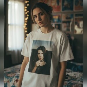 One of a kind Lana del Rey self made t shirt